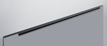 Ray торцевая мебельная ручка для фасадов 900 мм черный матовый