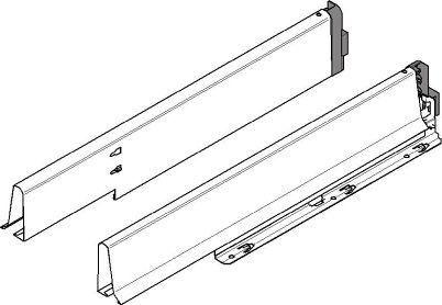 TANDEMBOX, царги под мойку 500мм, серый, комплект
