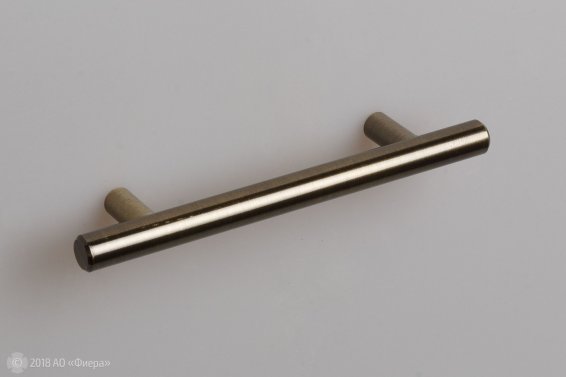 RR002 мебельная ручка-релинг 96 мм старинная латунь
