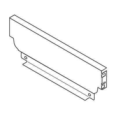 TANDEMBOX, задняя стенка M 96/400мм, серая