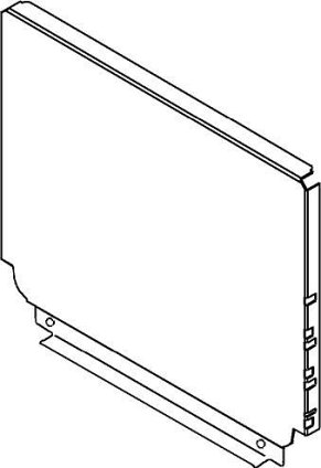 TANDEMBOX, задняя стенка D (224мм), ширина 300мм, белая