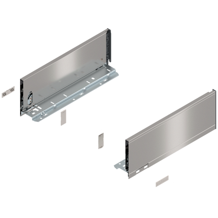 LEGRABOX, Комплект царг, высота K (128,5 мм), НД=350 мм, нерж.