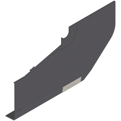 AVENTOS HS, заглушка основная темно-серая, прав.