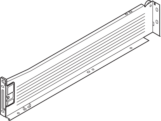 METABOX, Царга М, 86/550 мм, 25 кг, кремовая, лев.