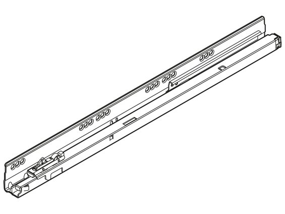 TANDEMBOX, направляющая с BLUMOTION, 30кг, 500 мм, лев.