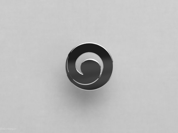 WPO6200 мебельная ручка-кнопка полированный хром