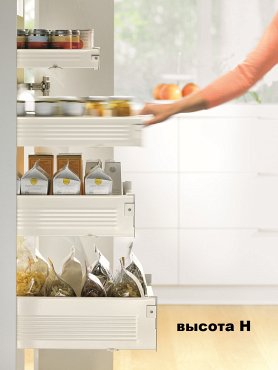 Внутренний ящик METABOX (высота H 150, глубина 350 мм) кремовый