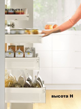 Внутренний ящик METABOX (высота H 150, глубина 400 мм) кремовый